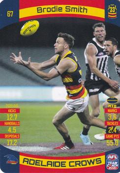 2021 Team Coach AFL #67 Brodie Smith Front